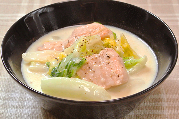 クリーム スープ 白菜 白菜とウインナーのクリームスープ❤ レシピ・作り方