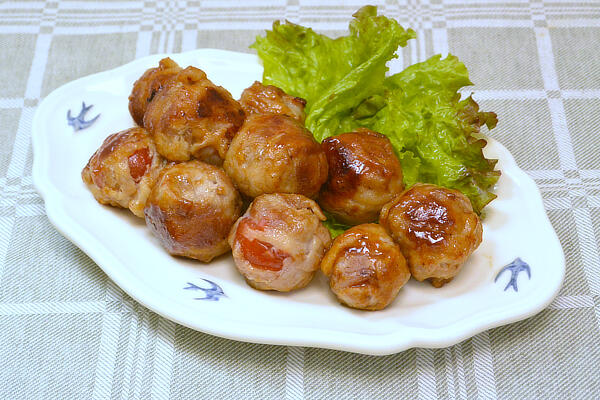 ミニトマトの豚肉巻き