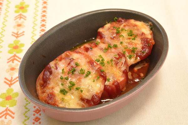 トマトのシンプルチーズ焼き